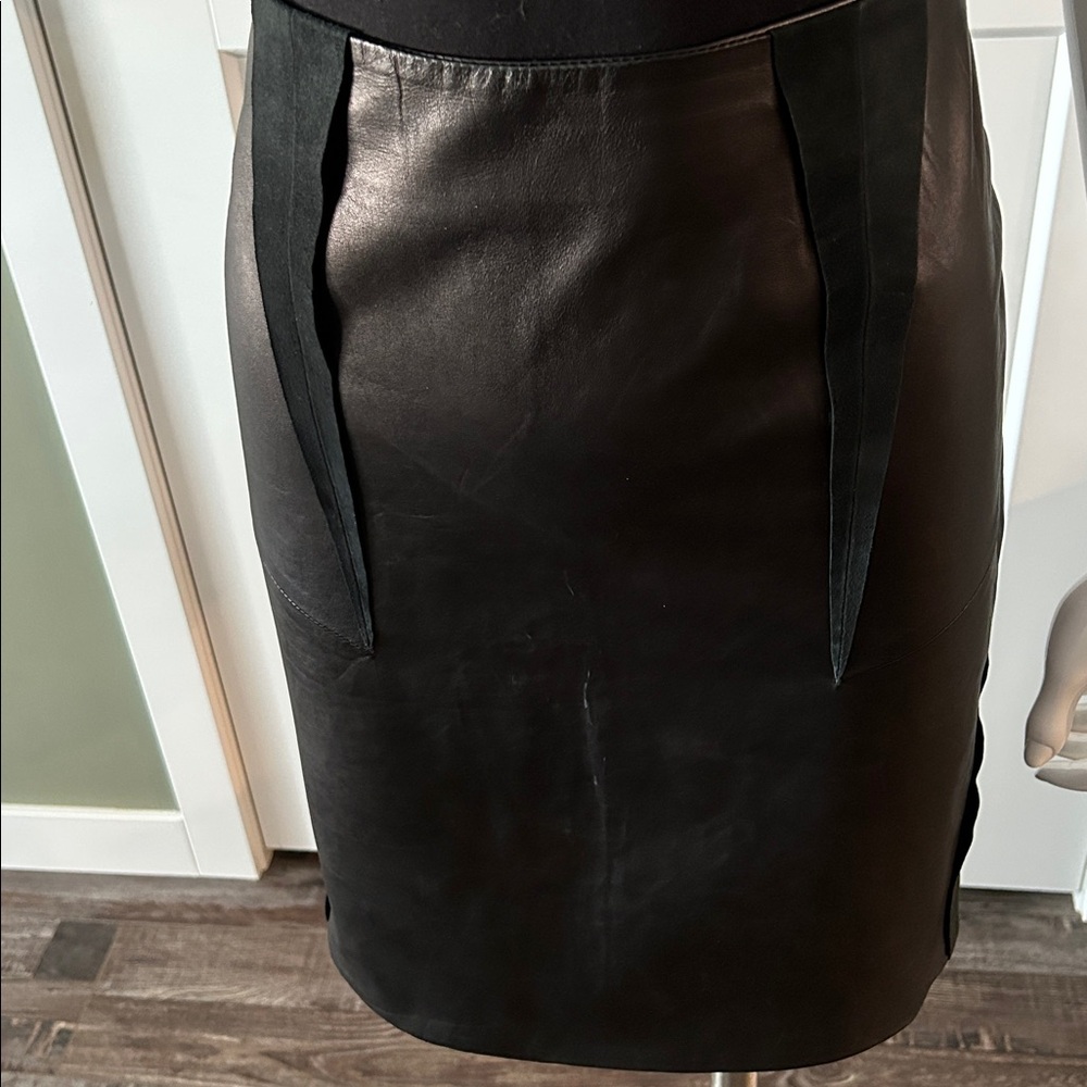 Acne Studios Lambskin Leather Skirt - Picture 4 of 16